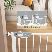 zxxabisign  De  para s y Perro Blanco Rea para Mascotas Sin Peraciones Barandal para Escaleras para Gato Anco Expande 83-123 Facil De Montar 123x78perro trepa escalera - como en la foto - Ver 6