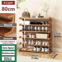 A 4-Layer / 5-Layer / 6-Layer Shoe Rack Is Easy To Assemble. It Is An Independent Shoe Rack At The Door, Suitable For Dormitories, Apartments And Doorsteps. It Is An Entrance Passage Organization, Shoe Storage And Space-Saving Furniture Shoe Rack - 6-tier Shoe Rack - View 6