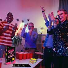 Trò chơi Thử thách Ca hát Đỉnh cao: Nhịp độ nhanh! Trò chơi vui nhộn dành cho 2-10 người chơi với micro đồ chơi, kiểm tra kiến thức âm nhạc của bạn trong hoạt động trò chơi nhóm hoặc gia đình thú vị này, trò chơi giải trí cho các bữa tiệc. - Nhiều màu - Xem 6