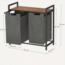 Wäschekörbe - Schwarz + Vintage Farbe - Übersicht 4