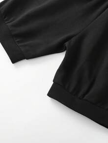 Annil Children's Boys' Short Pants - Summer New Style Casual Sports Pants With Stretch, Stylish , Thin Mid-Rise Pants - Elegant Floral Gray - View 5