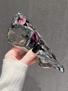 Lips Lip Patchwork Painted Electroplated Cream Texture Painted Soft Case Compatible With IP17/IP17PROMAX/Iphone16//Iphone16pro/Iphone16promax/Iphone15/ XR /7p8p/P12promax/P13promax/P14PROMAX /P13/P14/P11/P12/P14 Women Soft Anti-Fall XS/S/XSMAX/78GES2, Cute & Fashionable Thick Phone Case Cover - Multicolor - View 5