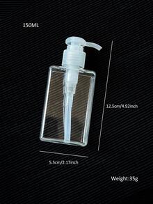 100ml-450ml Refillable Dispenser Bottles, Large Capacity Nail Polish Remover Tool Refill Bottles, Pump Bottles For Shampoo, Body Wash, Hand Soap, Transparent Plastic Bottles - Multicolor - View 5