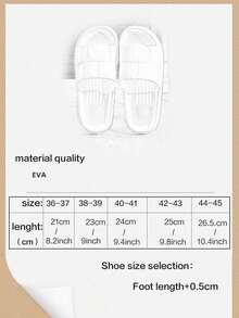 Unisex Indoor Home Bathroom Slippers, Non-Slip, Quick-Drying, Hollow, Soft, Thick-Soled Couple Sandals - Petal Slippers - View 10