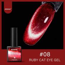 10ml JTING Valentine 10colors Ruby Cat Eye Gel Polish Red Color Magnetic Cat Eye Gel Collection Uv Gel Nail Polish Salon Nail Supplies For Home Manicure DIY And Nail Art Salon - Multicolor - View 12