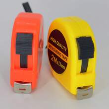 2m Measuring Tape, Yellow Dual Scale Metric & Inch Blade, Compact Retractable Tape Measure, Red Or Yellow Case Options For Home & DIY Use - 2-meter Measuring Tape - View 7