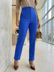 Women Pants - 藏蓝色 - 查看 4