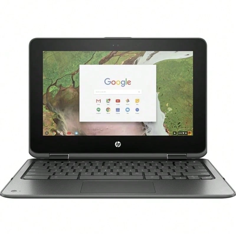 Refurbished - HP Chromebook X360 11 G1 EE 11.6" Touch 4GB 32GB EMMC Celeron® N3350 1.1GHz ChromeOS, Gray - 黑色 - 查看 1