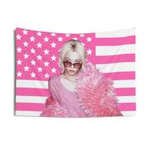 Skz Felix Do It Pink American Flag,  Concert Banner, SKZ Kpop Banner,  Karma, Skz DominAte,  2025 - Phong cách hình ảnh chính - Xem 1