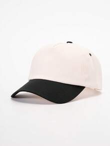 1pc Color Block Adjustable Baseball Cap, Outdoor Sun Protection Casual Hat Suitable For Boys And Girls, Spring/Autumn Travel Beach Holiday - Baseball Cap - View 24