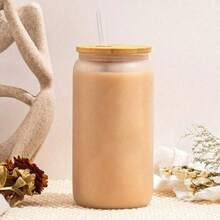 4pcs Personalized Juice Cups With Lids & Straws, Customizable For Halloween Party, Iced Coffee, Suitable For Travel, Storing Beverages, Juices, Smoothies, Also Great As Gifts For Weddings, Thanksgiving, Christmas, Halloween, All Seasons - Multicolor - View 13