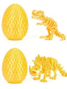 1/2/3/4/5个装 3D打印龙蛋惊喜蛋，3D打印恐龙蛋，高端龙形桌面玩具，3D打印蜥蜴，装饰蛋填充礼品，家居装饰成人减压玩具，减压玩具，减压，派对礼品袋填充物，万圣节装饰，圣诞礼物，派对小礼物，圣诞袜填充物 - 彩色 - 查看 20