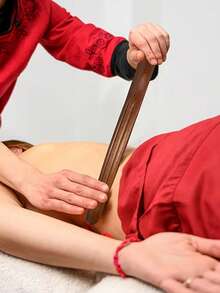 1pc Beechwood Massage Stick, Full Body Massage Rod, Scraping Stick For Meridian Massage, Abdominal Massage, Relaxation Tool - Multicolor - View 3