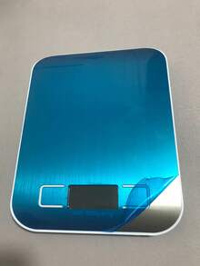 1个5公斤/10公斤电子厨房秤，带去皮功能，不锈钢液晶显示屏，最大称重11磅，6种测量模式，精度0.05盎司/1克，适用于烘焙、烹饪、减肥和备餐，易于清洁 - 彩色 - 查看 13