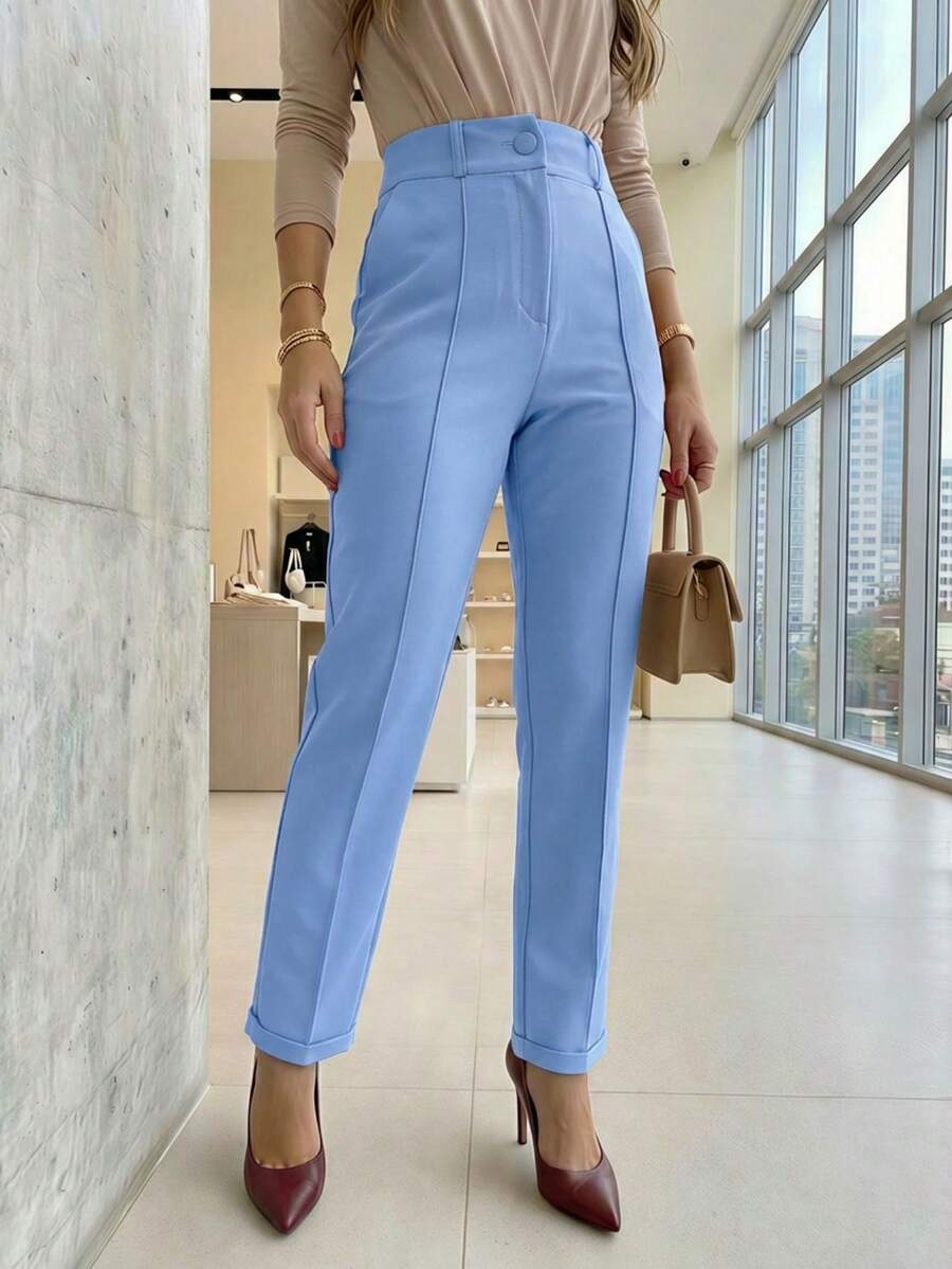 Women Pants - Màu xanh nhạt - Xem 1