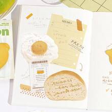 4pcs Vital Signs Memo Pad Series, Fruit & Vegetable Sticky Notes - 4pcs - View 2