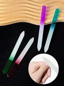 Glass Nail File Sticks, Nail Polishing Sticks, Nail Grinding Sticks, Glass Nail File Tools, Easy To Clean And Reusable For Manicure And Pedicure - Multicolor - View 2