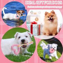 Puppy Toys, Multi-Piece Puppy Teething Toy Set, Cute Pink Puppy Toy Series, Puppy Teething Toys, Soft Small Dog Interactive Chew Toys, Various Styles Available - Multicolor - View 4
