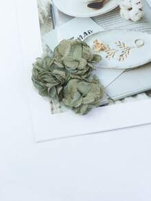 1pc Elegant Floral Mesh Rose Brooch, Suitable For Women To Wear On Daily, Party, And Work Outfits - Shape - View 14