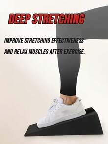 2个瑜伽楔形砖，健身深蹲倾斜砖，EVA材质抬腿拉伸脚跟倾斜板 - 彩色 - 查看 8