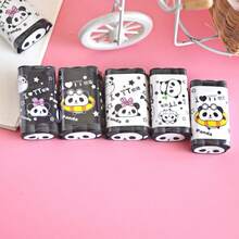 10个/盒 可爱熊猫造型橡皮擦，创意文具，学生学习用品，农场主题礼物，返校季礼物，派对礼品 - 彩色 - 查看 3