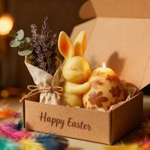 Bunny Sakura Egg Resin Silicone Mold - Easy Release, Reusable, Multi-Purpose Craft Mold For DIY Candle Making, Epoxy Resin, Clay & Plaster Decor, Ideal For Handmade Enthusiasts And Seasonal Gift Projects - Mould - View 5