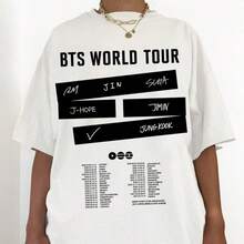 B.T.S World Tour Shirt 2026 Design_ Concert Tour Dates Png, B.T.S IS Back Digital Download - trắng - Xem 1