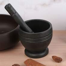 Special Kitchen Tool For Mincing Garlic And Grinding. With Wood Grain Texture For Anti-Slip Property, It Can Be Used For Manual Pressing, Grinding, And Blending In One Device. It Can Quickly Turn Garlic Into Puree And Ginger Into Paste. - Multicolor - View 13