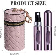 5 Pcs 5 Ml Mini Refillable Perfume Atomizer Bottle Portable Leak Proof Spray Bottle With Travel Outgoing Bag For Daily Use Travel Business Trip - 預設 - 查看 7