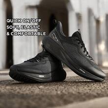 Giày thể thao nam Li-Ning SOFT GO 3, giày đi bộ thoải mái, mềm mại, phản quang AGLW001 - màu đen - Xem 4