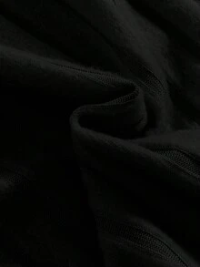 2pcs Women's Plus Size Ribbed Cuffed Pajama Pants, All-Season Elastic Dual Pocket Design Practical Sleepwear, Can Be Worn As Loungewear - Multicolor - View 7
