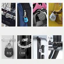 Mini Combination Lock, Portable Travel Security Lock With Resettable 3-Digit Combination - Suitable For Luggage, Backpacks, Gym Lockers, Tool Boxes - Combination Lock - View 6
