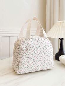 Fashionable Girl's Floral Double Backpack Combination Bag Student Schoolbag - Multicolor - View 4