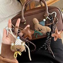 1 Piece New Fashionable Cartoon Cute Animal Keychain Pendant, Bag Ornament, Keychain Charm, Backpack Charm, Small Gift - Multicolor - View 4