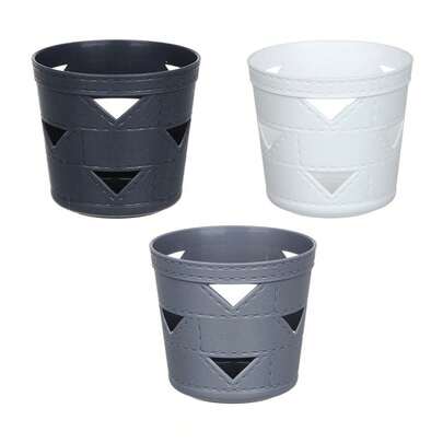 OISE ART STORE Set 3pz Cesto Cestino Portaoggetti Organizzatore Tondo 10x10x9cm Assortiti 10711 -