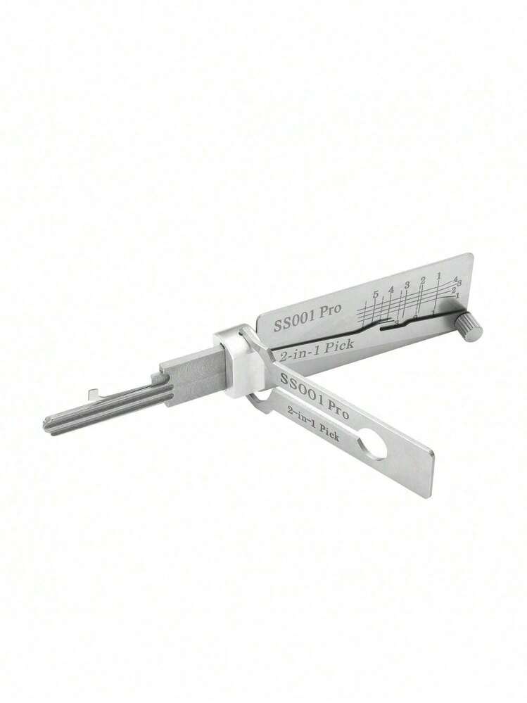1pc 2-In-1 Emergency Access Tool SS001PRO SS002PRO KW1 KW5 SC1 SC4 R52 M1/MS2 SS002R, Civilian Lock Pick Set, Portable, High Precision Lock Pick Tools - 2in1 - View 10
