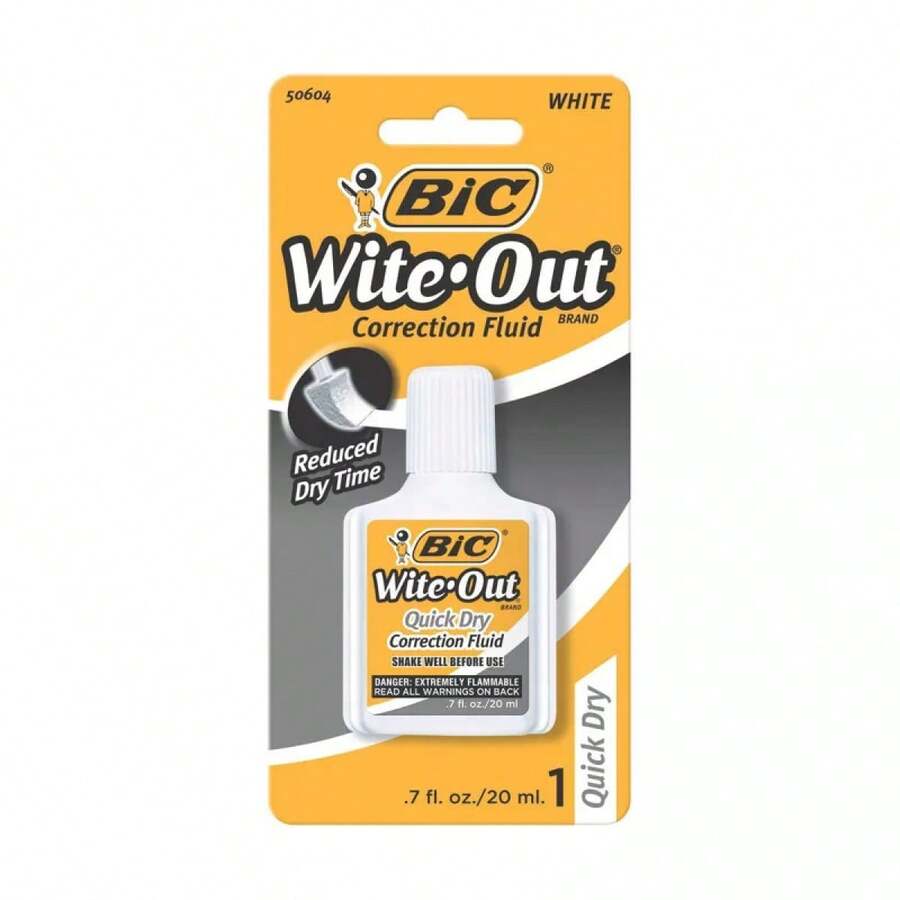 Wite-Out Quick Dry Correction Fluid |   0.7oz (20ml) |   Single Pack - 1 - Xem 1