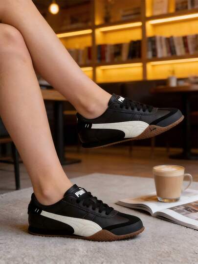 Puma 女鞋板鞋Bella UT LEA舒適輕便日常休閒運動鞋405256-13