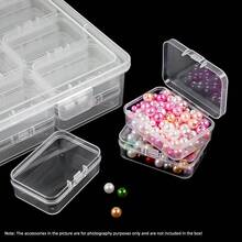 1 个（14/20/30/44 格）多功能透明隔层收纳盒，是收纳小型珠宝、配饰和工艺用品的理想之选，非常适合节日送礼、家居收纳和旅行，尺寸小巧，5.5*5.5*2CM，用时尚的收纳方案提升您的空间，适用于圣诞节、感恩节、新年和情人节庆祝活动。 - 無色 - 查看 10