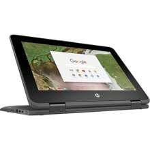 Refurbished - HP Chromebook X360 11 G1 EE 11.6" Touch 4GB 32GB EMMC Celeron® N3350 1.1GHz ChromeOS, Gray - 黑色 - 查看 4