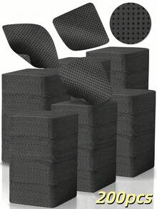 1000-Count Lint-Free Acetone-Resistant Nail Polish Remover Wipes Professional Prep Pads For Gel Polish Removal Eyelash Extension Cleaning Waterless Manicure Wipes Salon-Quality Supplies For Home & Beauty Studio Use - 彩色 - 查看 15