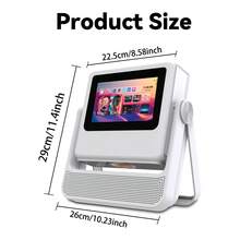 2026旗舰级东影A5安卓12智能投影仪，支持4K和1080P原生分辨率，400 ANSI流明家庭影院投影仪，7英寸触摸屏，WiFi 6，兼容安卓电视，全高清电影投影仪，适用于游戏、电脑、智能手机等设备。 - 白色 - 查看 2