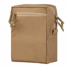 1个战术通用高型收纳包，500D考杜拉尼龙MOLLE多用途收纳包，适用于战术腰带背心，军用级多用途包，适用于气枪狩猎，耐用装备收纳包 - 彩色 - 查看 5