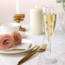 150ml Champagne Flute, 5oz Unbreakable Stemmed Champagne Glasses, Reusable Champagne Toasting Flutes, Clear Plastic Martini Glasses - Perfect For Cocktails, Champagne And Desserts - Reusable, Mousse Cups - Transparent - View 6