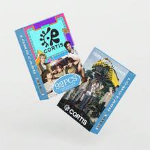 60+32PCS Korean Boy Group Photo Cards Stickers Set - JUHOON JAMES Collectible LOMO Cards, Making It The Perfect Valentine's Day Gift, New Year's Gift, Or A Special Gift For Boys And Girls' Fans. - Multicolor - View 10