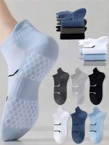 Cuffed Ribbed Crew Socks For Women, Solid Color Versatile Commuter Socks, Warm Fall & Winter Socks - Multicolor - View 1