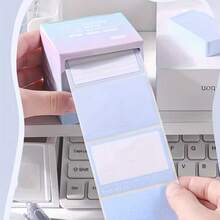 256pcs/Box Sticky Notes, Self-Adhesive Memo Pad, Removable Notes For Handwriting, Notes, Reminders, Suitable For Stationery, Desk, Students, Teachers, Office Workers, Households - Purple - View 3