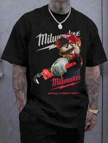 Men Outdoor Tees & Tanks - Black - View 1