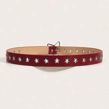 1pc Women's Versatile Star Hollow Design Waist Belt, Suitable For Street, Halloween, Summer, School, Autumn, Halloween And Other Occasions - Multicolor - View 7