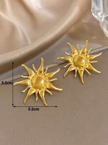 1件装奢华复古波西米亚太阳吊坠可调节手链，18K镀金不锈钢材质，配亚克力手链，女士饰品，适合音乐节、度假、艺术博览会、生日礼物、情人节、派对、晚宴、日常佩戴、约会、新年、婚礼、海滩、圣诞节、周年纪念日等场合。 - 彩色 - 查看 9